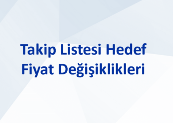 Takip Listesi Hedef Fiyat Değişiklikleri