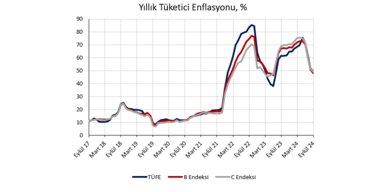 Eylül 2024 TÜFE: Dezenflasyon sürecinde oynak seyir